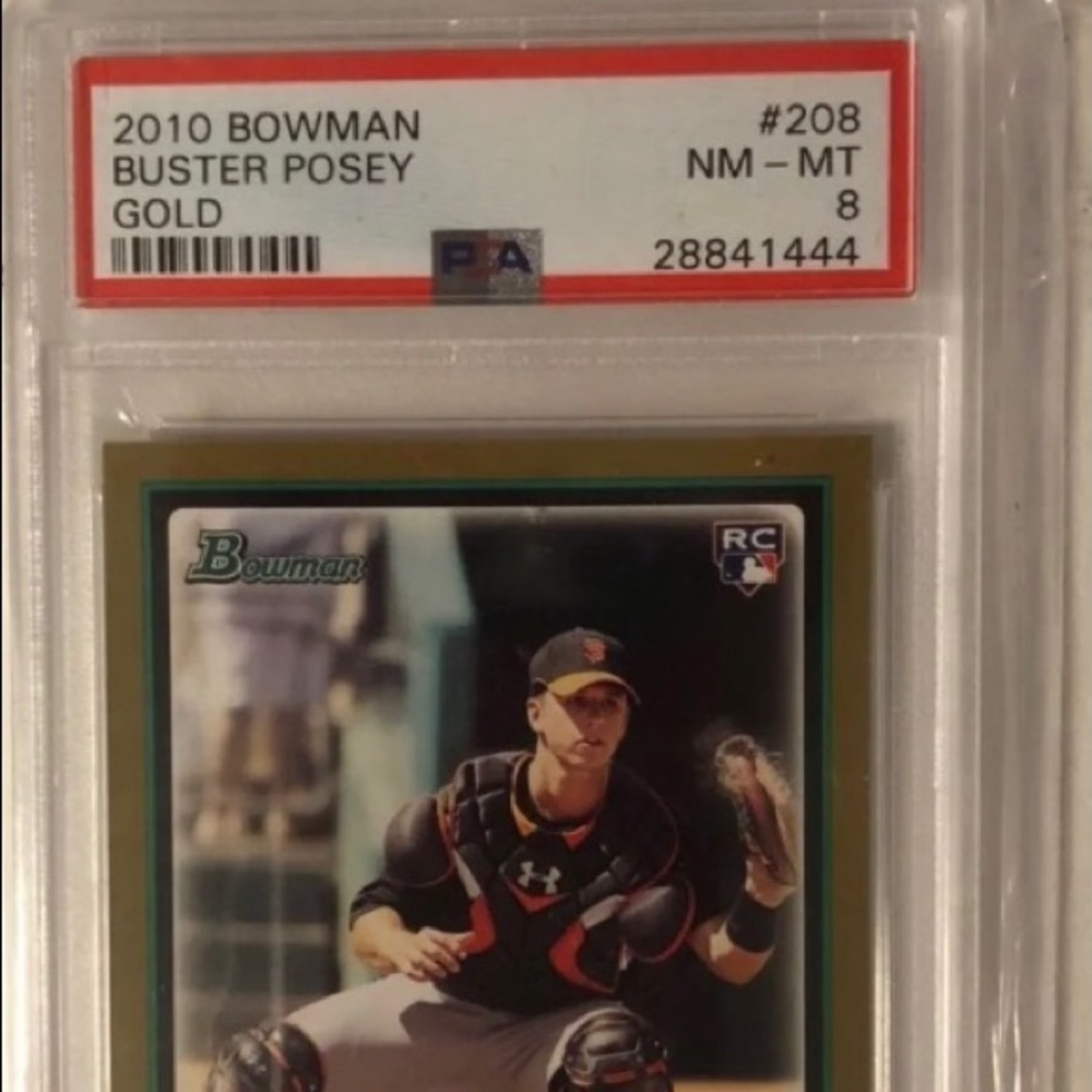 2010 Bowman Buster Posey
Gold #208 NM-MT